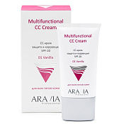 СС-крем Аравия (Aravia) Professional для лица защитный SPF 20 тон 01 50 мл