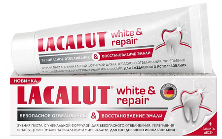 Зубная паста Лакалют (Lacalut) Уайт энд Рипэйр (White&Repair) 75 мл