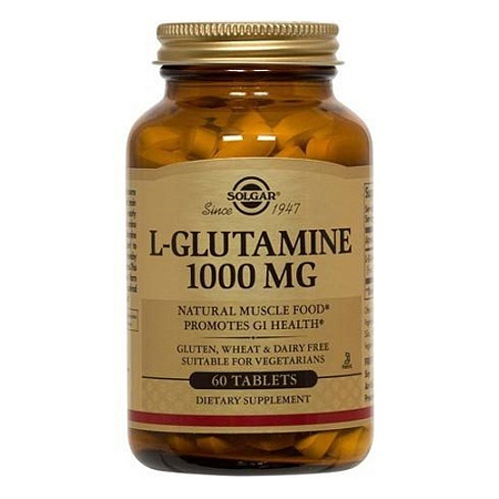 L-Глутамин (Л-Глутамин) 1000 мг Солгар (Solgar) тб 1400 мг №60