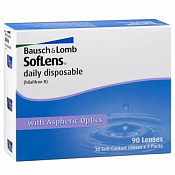 Линзы контактные Бауш энд Ломб (Bausch + Lomb) SofLens Daily Disposable R8.6 (-3.00) №90