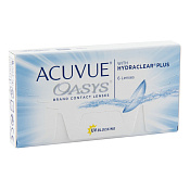 Линзы контактные АКУВЬЮ (ACUVUE) Оазис (Oasys) with Hydraclear Plus R8.4 (-5.50) №6