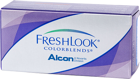 Линзы контактные Алкон (Alcon) FreshLook ColorBlends цвет (-0.00) №2 зелен камень (gemstone green)