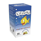 Кусалочка Рыбий жир д/детей с 3 лет капс 500 мг №60