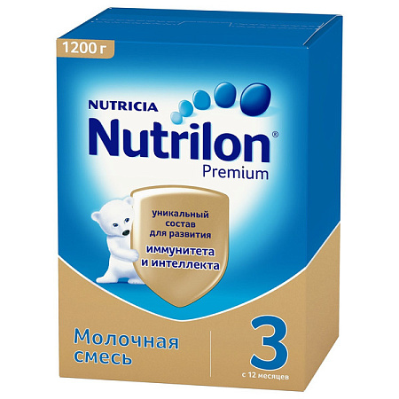 Смесь молочная Нутрилон (Nutrilon) 3 Премиум Джуниор д/дет с 12 мес 1200 г