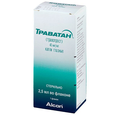 Траватан капли гл 40 мкг/мл (0.004%) 2.5 мл 