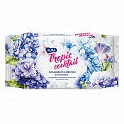 Салфетки влажные Аура (Aura) Tropic cocktail освежающие №60 