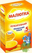 Малютка Каша молочная с 5 мес кукурузная 220 г