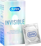 Презервативы Дюрекс (Durex) Invisible ультратонкие №12