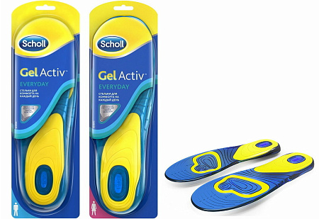 Стельки Шолл (Scholl) GelActiv Everyday д/жен пара 