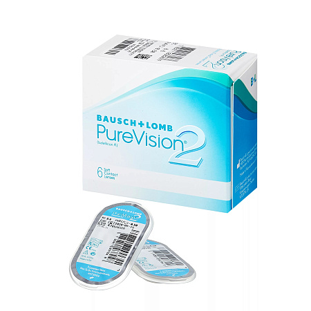 Линзы контактные Бауш энд Ломб (Bausch + Lomb) PureVision 2 HD R8.6 (-7.00) №6