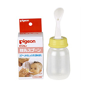 Бутылочка с ложечкой Пиджеон (Pigeon) для кормления для детей с 4 мес 120 мл