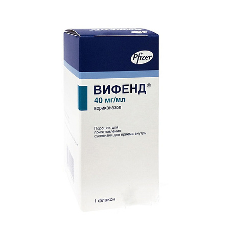 Вифенд порошок для приг суспензии для приема внутрь 40 мг/мл 45 г