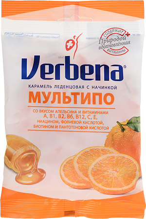 Карамель Вербена Мультипо 60 г