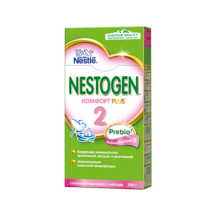 Смесь молочная Нестле (Nestle) Нестожен (Nestogen) 2 д/дет Комфорт плюс 350 г