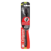Зубная щетка Колгейт (Colgate) 360 Древесный уголь средняя 