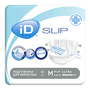 Подгузники Айди (ID) Слип Бейсик Ультра (Slip Basic Ultra) размер M (70-130 см) №10