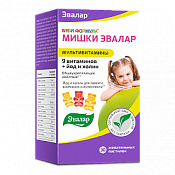 Бэби Формула Мишки Мультивитамины Эвалар паст жев №30