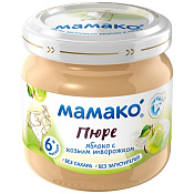 Пюре Мамако Яблоко с козьим творожком 120 г