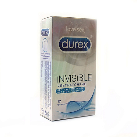 Презервативы Дюрекс (Durex) Invisible ультратонкие №12