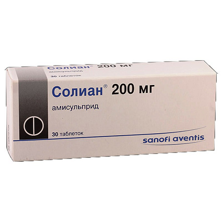 Солиан тб 200 мг №30