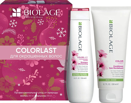 Набор Биолаж (Biolage) Колорласт для сохран цвета окраш волос шампунь 250 мл + кондиционер 200 мл Набор Биолаж (Biolage) Колорласт для сохран цвета окраш волос шампунь 250 мл + кондиционер 200 мл