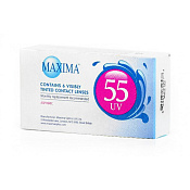 Линзы контактные Maxima 55 UV asph (Максима 55 УФ) R8.6 (-1.50) №6 Линзы контактные Maxima 55 UV asph (Максима 55 УФ) R8.6 (-1.50) №6