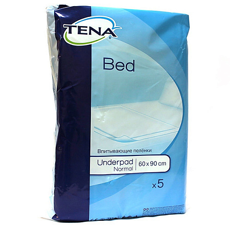 Простыня/пеленка Тена (Tena) Бед Андерпад Нормал (Bed Underpad Normal) 60х90 см №5