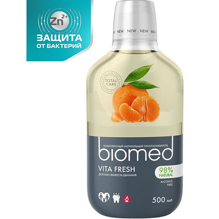 Ополаскиватель Биомед (Biomed) Vitafresh д/полости рта комплексный пенный 500 мл