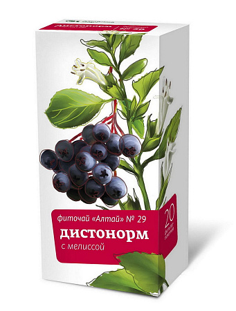 Фиточай Алтай №29 Дистонорм с мелиссой ф/п 2 г №20