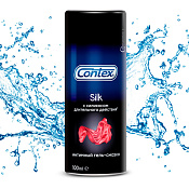 Гель-смазка (смазка) Контекс (Contex) Silk длит действия 100 мл