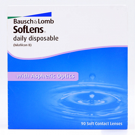 Линзы контактные Бауш энд Ломб (Bausch + Lomb) SofLens Daily Disposable R8.6 (-3.50) №90