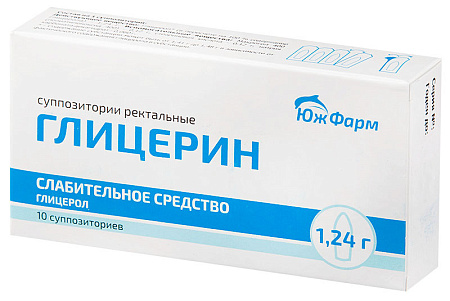 Глицерин супп рект 1.24 г №10 Глицерин супп рект 1.24 г №10
