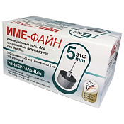 Иглы ИМЕ-Файн (IME-FINE) инъекционные д/инсулиновых шприц-ручек 31G 0,26x5 мм №100