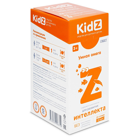 Сироп Кидз (Kidz) умная омега стик 10 мл №14