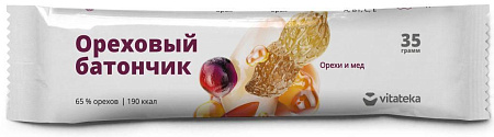 Батончик-мюсли Витатека (Vitateka) орех с медом и вит С 35 г