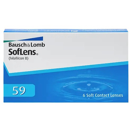 Линзы контактные Бауш энд Ломб (Bausch + Lomb) Софленс 59 (Soflens 59) ежемесячные R8.6 (-3.75) №6 Линзы контактные Бауш энд Ломб (Bausch + Lomb) Софленс 59 (Soflens 59) ежемесячные R8.6 (-3.75) №6